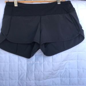 Lululemon 4 Black speed 2.5 inseam